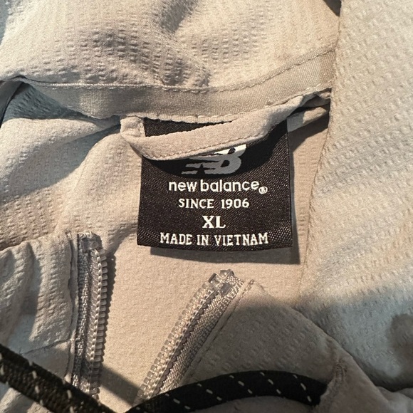 New Balance Light Blue Pullover Jacket - Picture 3 of 7